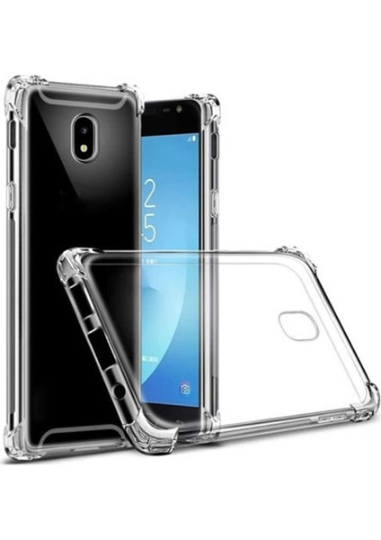 Samsung Galaxy J7 Pro Kılıf AntiShock Ultra Koruma Şeffaf