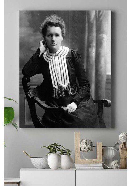 Marie Curie Bilimsel Kanvas Tablo 3 21 x 30 cm