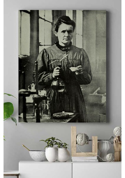 Marie Curie Bilimsel Kanvas Tablo 4 21 x 30 cm