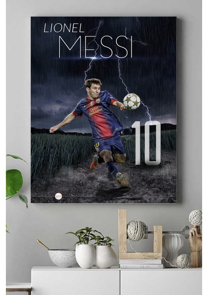 Lionel Messi Futbol Kanvas Tablo 2 21 x 30 cm