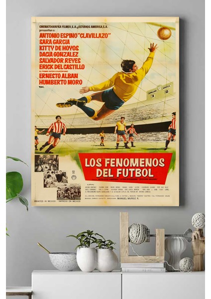 Me x ican Futbol Kanvas Tablo 21 x 30 cm
