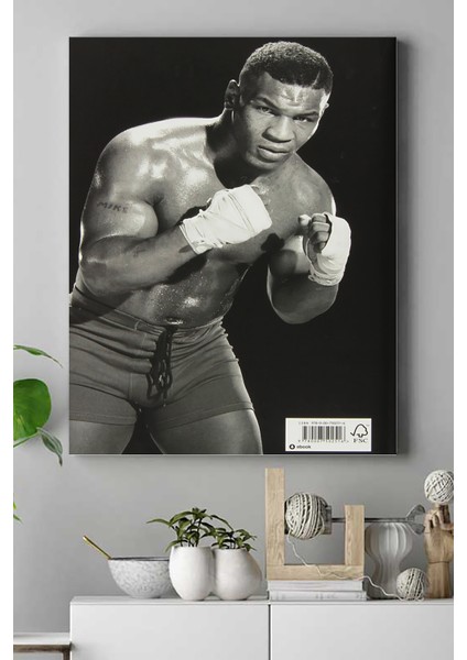 Mike Tyson Dövüş Kanvas Tablo 2 21 x 30 cm
