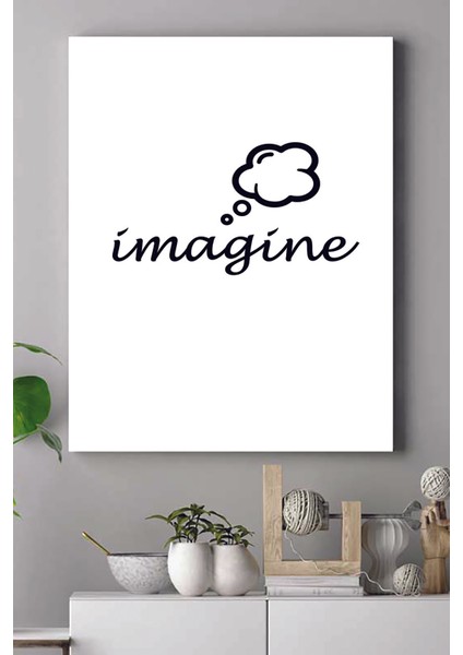 Imagine Motivasyon Kanvas Tablo 21 x 30 cm