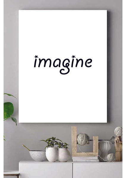 Imagine Motivasyon Kanvas Tablo3 21 x 30 cm