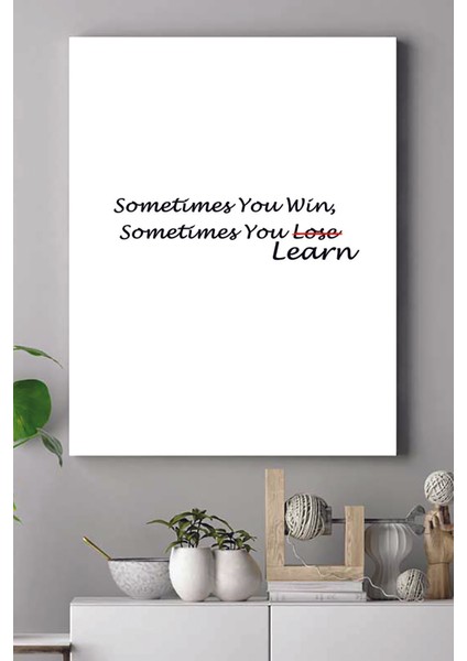 Win - Learn Girişimcilik Kanvas Tablo 21 x 30 cm