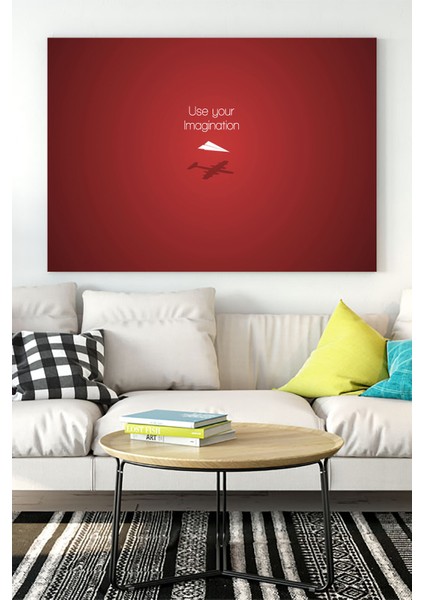 Hayal Gücü - Use Your Imagination Girişimcilik Kanvas Tablo 21 x 30 cm