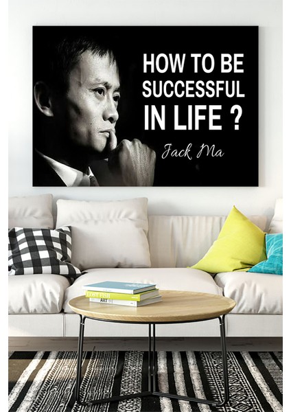 Jack Ma Girişimcilik Kanvas Tablo 3 21 x 30 cm