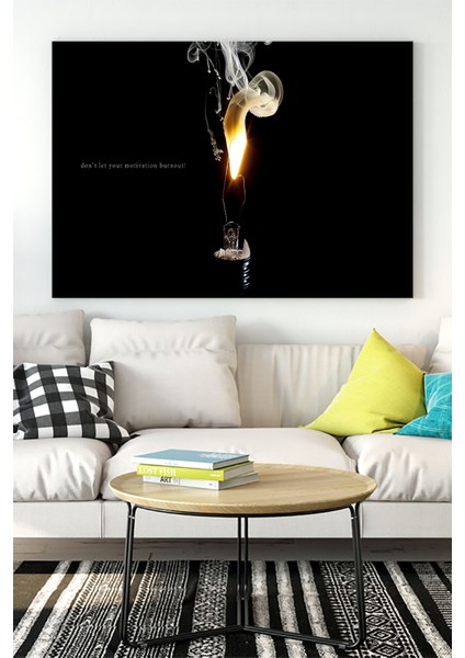 Burnout Motivasyon Kanvas Tablo 21 x 30 cm