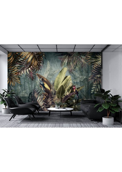 Amazon Ormanlarında Büyük Tropikal Ağaçlar Duvar Kağıdı