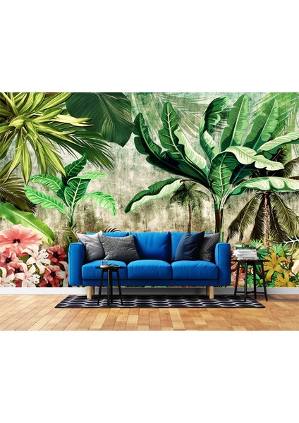 Amazon Büyük Tropikal Ağaçlar Duvar Kağıdı