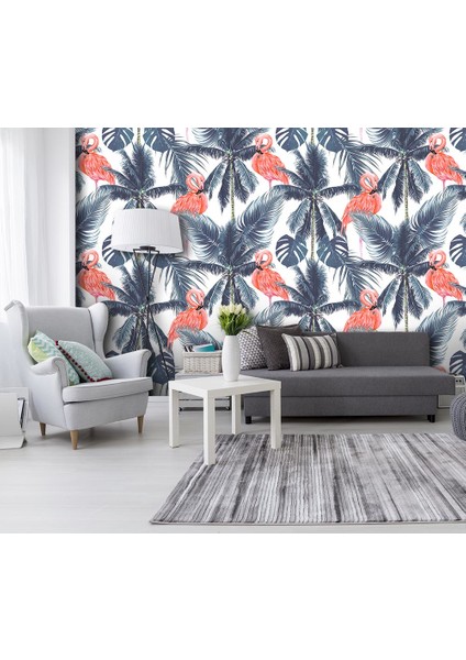 Flamingo Desenli Duvar Kağıdı
