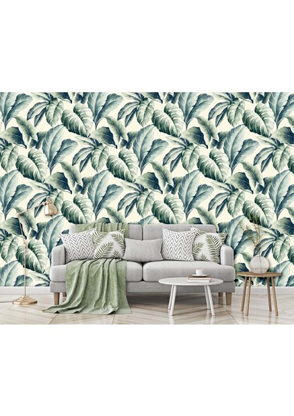 Tropikal Yapraklar Duvar Kağıdı