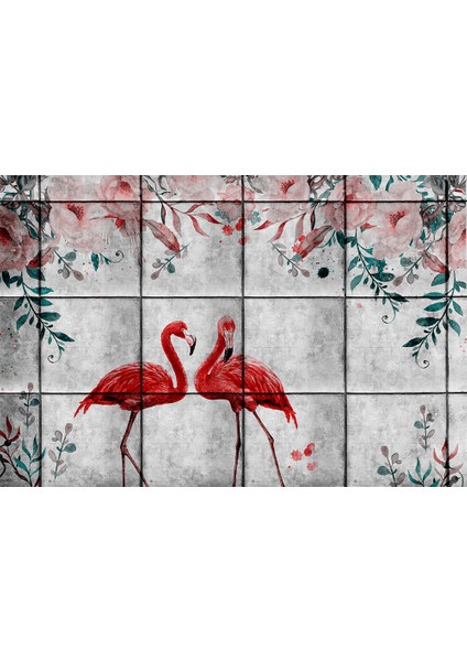 Flamingo Desenli Duvar Kağıdı