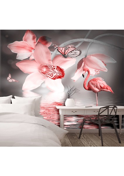 Flamingo Desenli Duvar Kağıdı