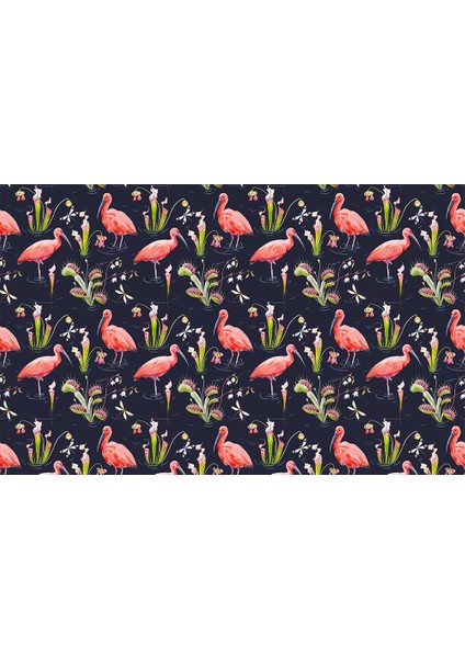 Flamingo Desenli Duvar Kağıdı
