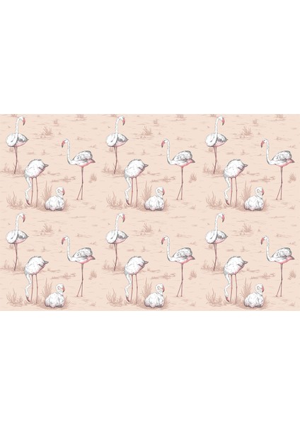 Flamingo Desenli Duvar Kağıdı fiyatları