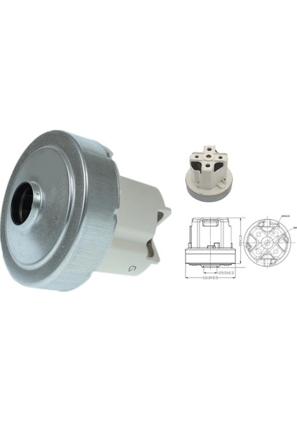 Philips Uyumlu Fc9911 / Fc9912 Marathon Ultimate Elektrikli Süpürge Motoru fiyatları