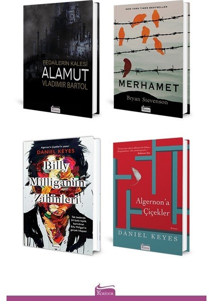 Yaşamdan İlham Alanlar Seti – 4 Kitap - Vladimir Bartol - Bryan Stevenson - Daniel Keyes