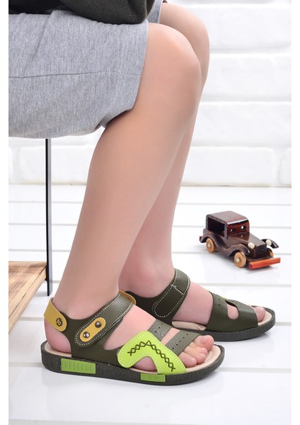 Kiko Şb 2498-07 Orto Pedik Erkek Çocuk Sandalet Terlik