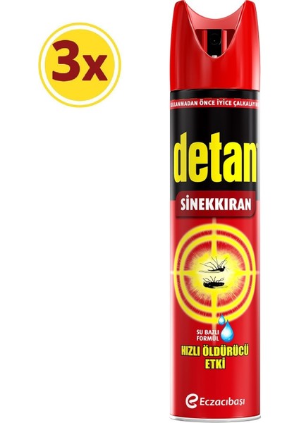 Sinekkıran Su Bazlı 275 ml x 3