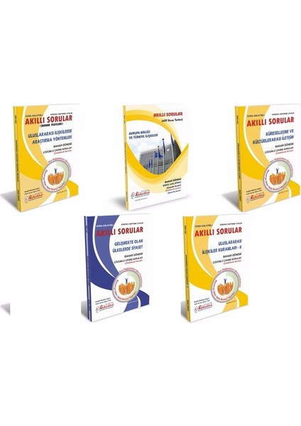 Uluslararası İlişkiler 4. Sınıf 8. Yarıyıl Konu Anlatımı Çözümlü Soru Bankası(Bahar)
