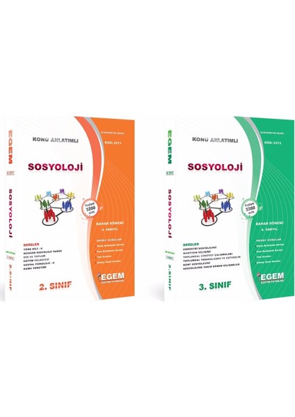 Sosyoloji 2 ve 3. Sınıf 4 İle 6. Yarıyıl Konu Anlatımlı Çözümlü Soru Bankası (Bahar)