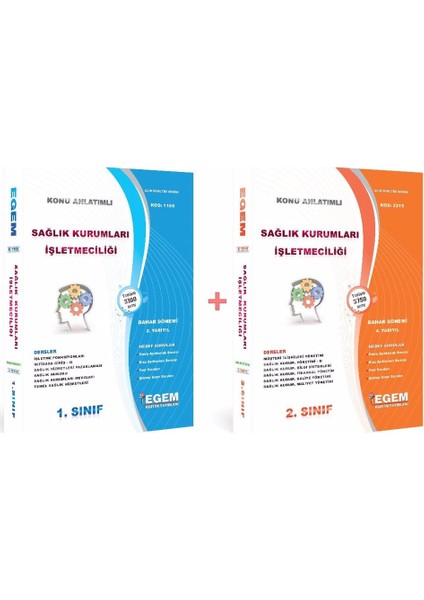 AÖF Sağlık Kurumları İşletmeciliği 1 ve 2. Sınıf 2 ve 4. Dönem (Bahar)