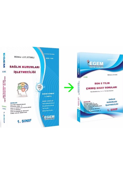 AÖF Sağlık Kurumları İşletmeciliği 1. Sınıf 2. Dönem Set (Bahar)