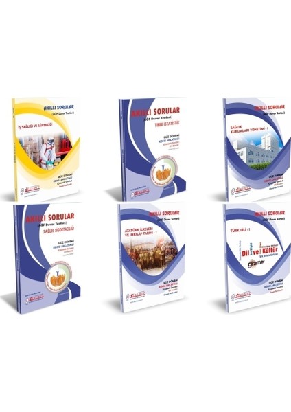 AÖF Sağlık Kurumları İşletmeciliği 2. Sınıf 3. Dönem Tüm Dersler Modül Set (Güz)