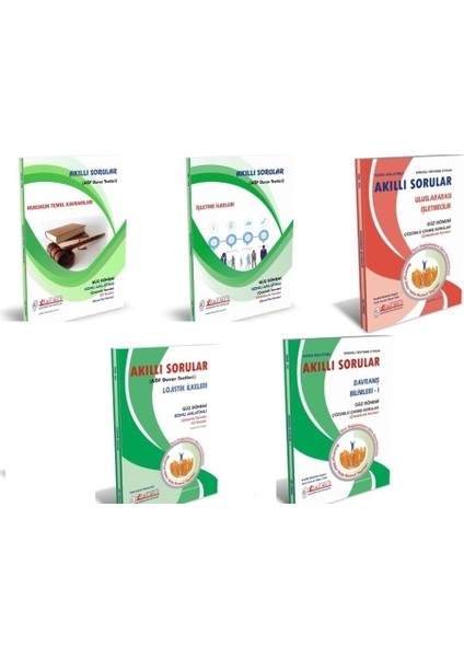 AÖF Lojistik 1. Sınıf 1. Dönem Modüller Set (Güz)
