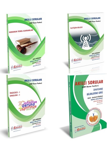 AÖF Ev İdaresi 1. Sınıf 1. Dönem Modüller Set (Güz)