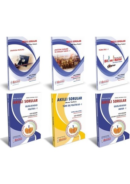 AÖF Uluslararası İlişkiler 2. Sınıf 3. Dönem Tüm Dersler Modül Set (Güz)