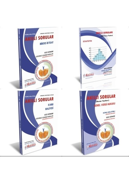 AÖF Maliye 2. Sınıf 3. Dönem Modüller Set (Güz)