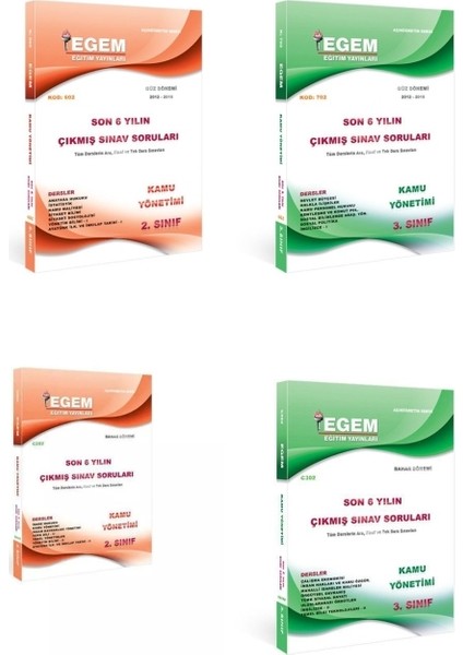 AÖF Siyaset Bilimi ve Kamu Yönetimi 2 ve 3. Sınıf 3,4,5,6. Dönem Çıkmış Sorular