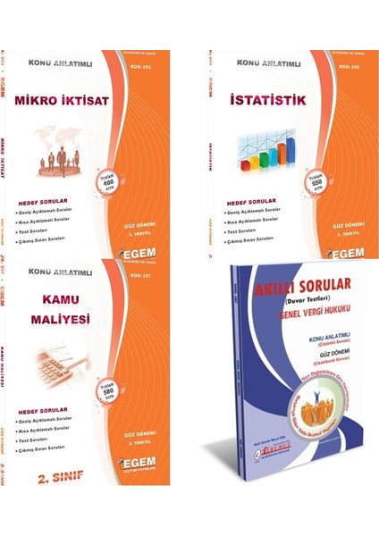 AÖF Maliye 2. Sınıf 3. Dönem (Güz)