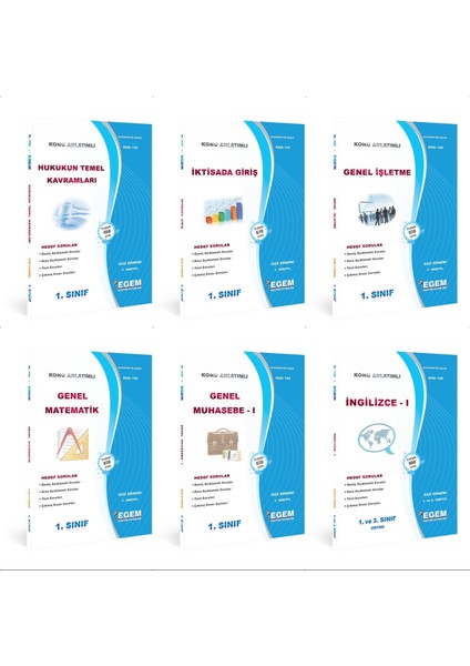 AÖF Maliye 1. Sınıf 1. Dönem Modüller Set (Güz)