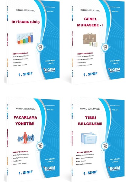 AÖF Sağlık Yönetimi 1. Sınıf 1. Dönem (Güz)
