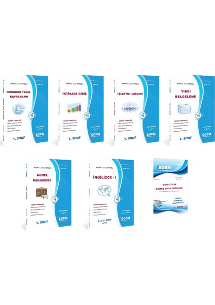 AÖF Sağlık Kurumları İşletmeciliği 1. Sınıf 1. Dönem Set (Güz)