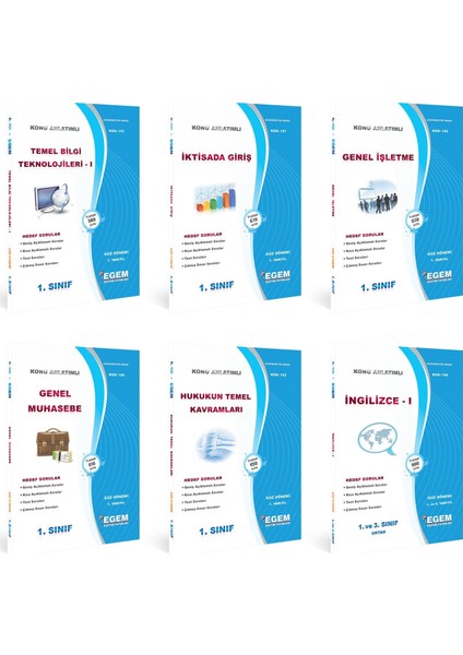AÖF Emlak Yönetimi 1. Sınıf 1. Dönem Modüller Set (Güz)