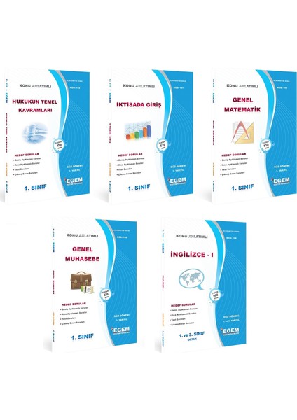 AÖF Dış Ticaret 1. Sınıf 1. Dönem Modüller Set (Güz)