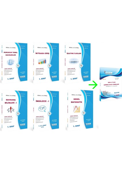 AÖF İşletme 1. Sınıf 1. Dönem Fullset(Güz)