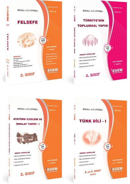 AÖF Felsefe 2. Sınıf 3. Dönem Tüm Dersler (Güz)