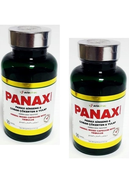 Panax Ginseng Çoban Çökerten Gıda Takviyesi 90 Kapsül x 2 Adet