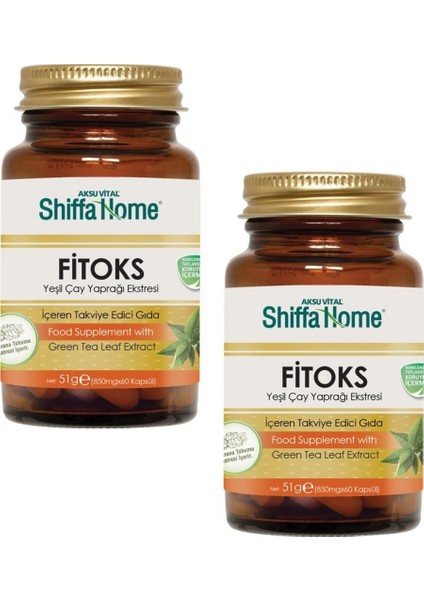 Fitoks 850 mg 60 Kapsül x 2 Adet
