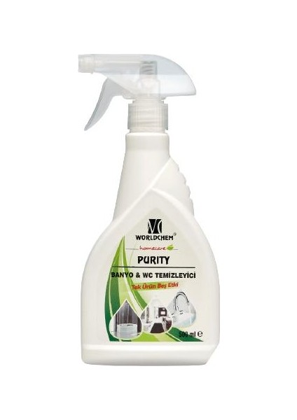 -PURITY Güçlü Lavabo ve Banyo Temizliği 500 ml