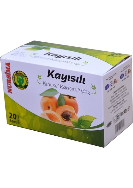 Kayısılı Karışık Bitki Çayı 20'li