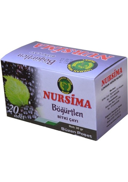 Böğürtlen Çayı 20 Adet