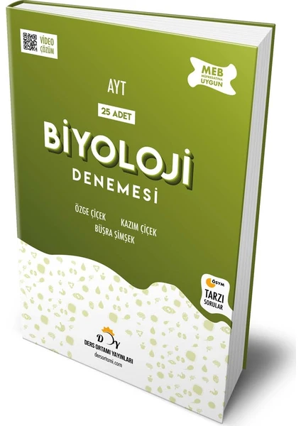 Ders Ortamı Yayınları 25'li AYT Biyoloji Denemesi