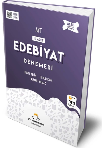 Ders Ortamı Yayınları 14'lü AYT Edebiyat Denemesi