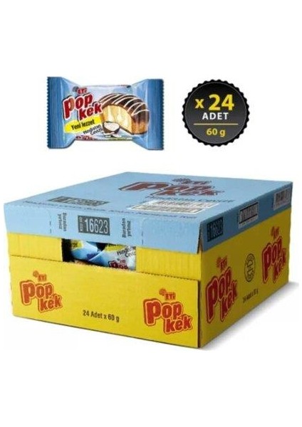 Popkek Hindistan Cevizli 60 gr x 24 fiyatları